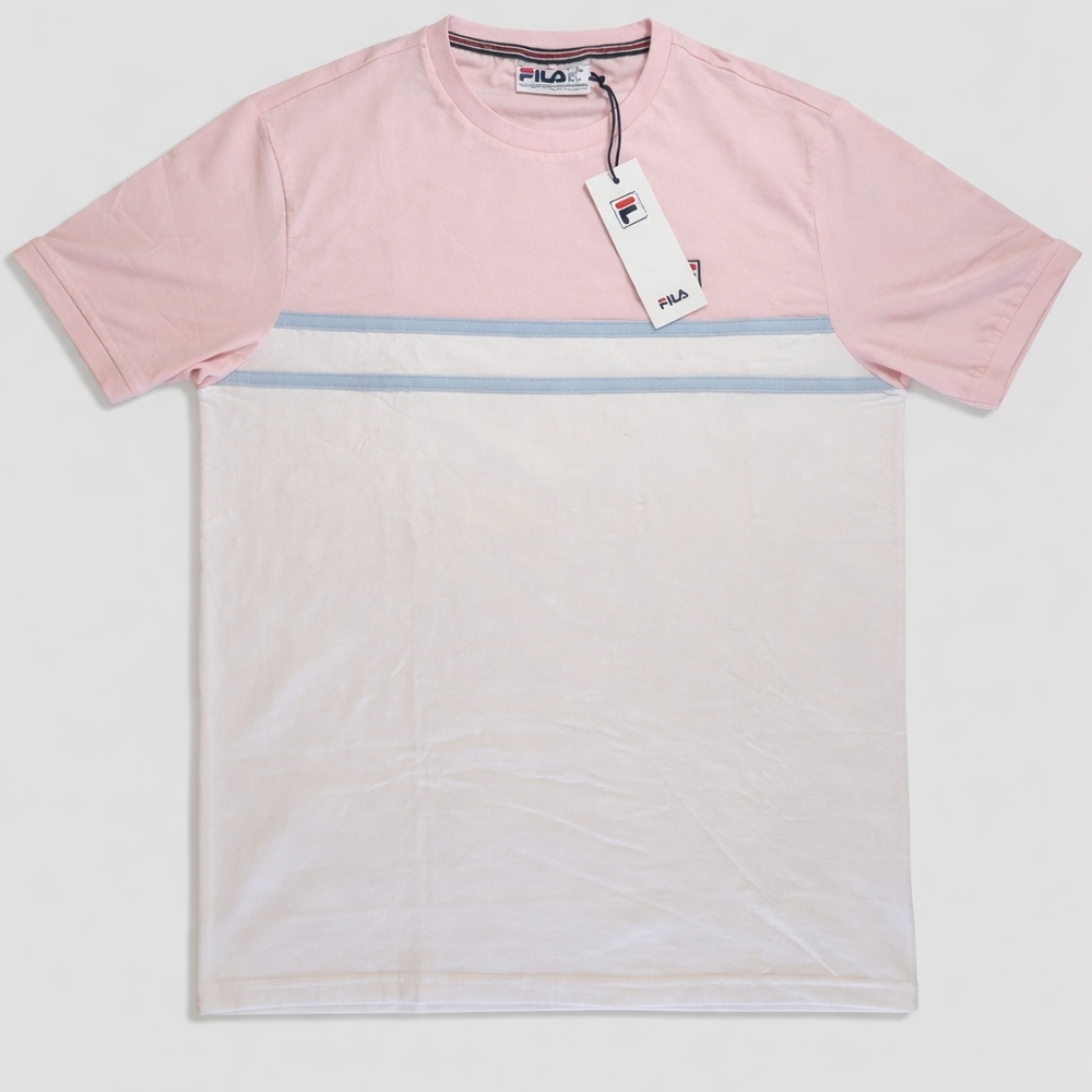 Fila Pink and White T-Shirt